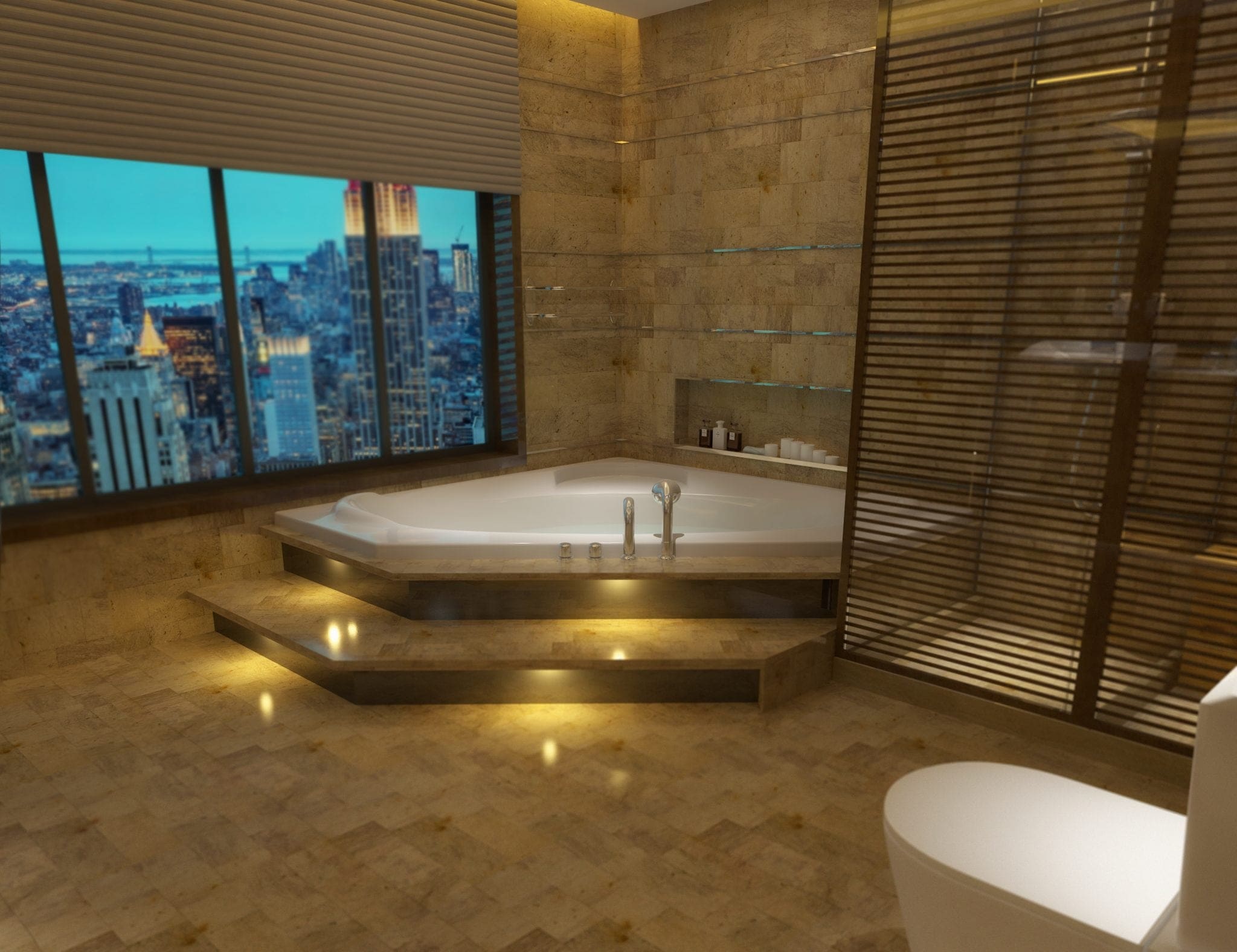 60×60 Corner Oval Bathtub BR28